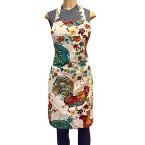 Rooster Apron by April Cornell - Canvas cotton - brand new